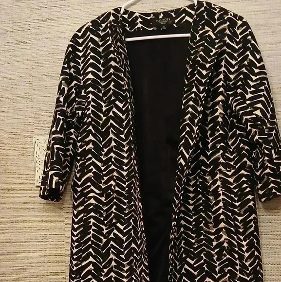 Loose Fit Talbots Quarter Sleeve Coat - Picture 3 of 7